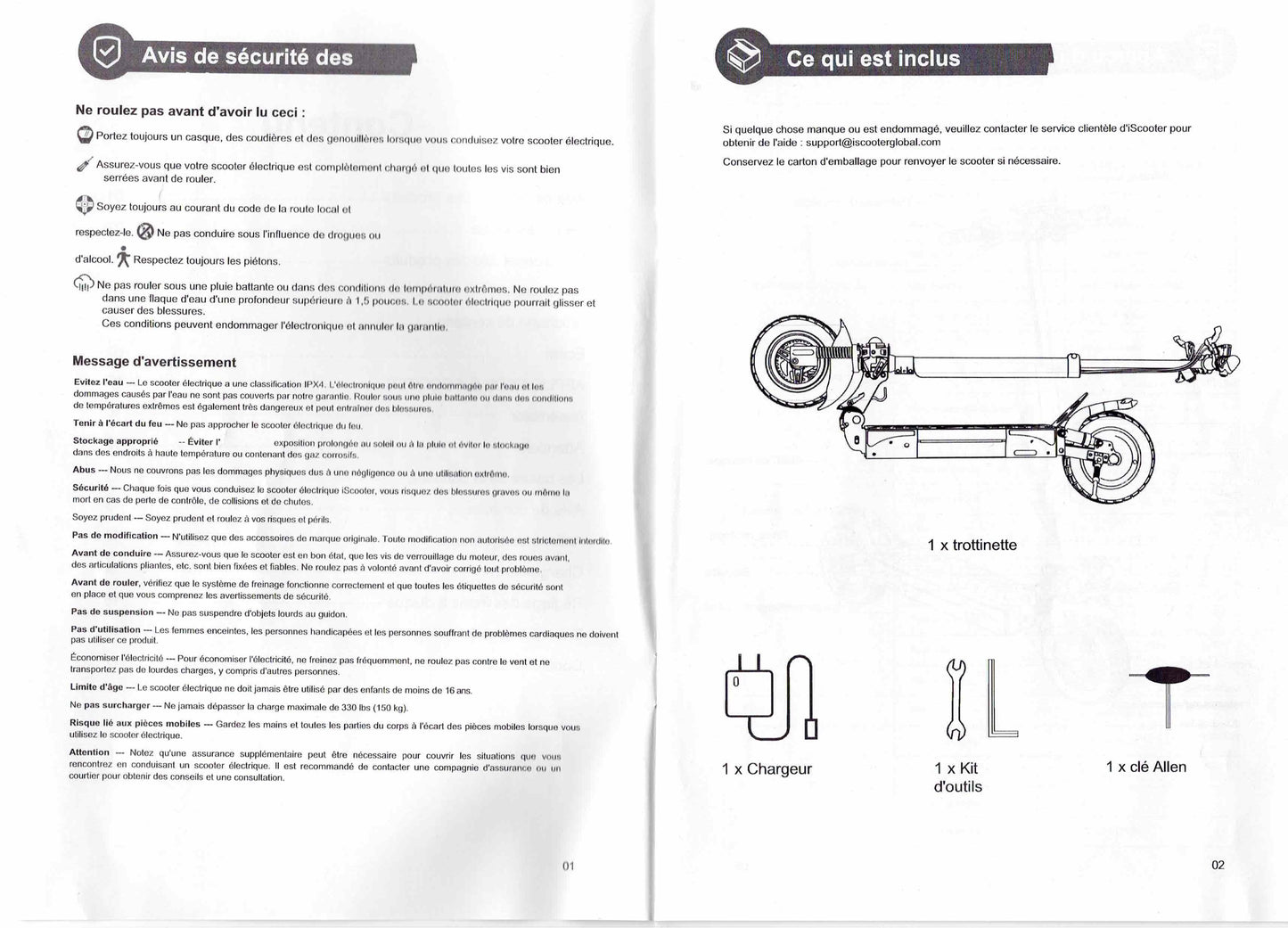 Trottinette électrique EB SPORT : Puissante et performante, 25km/h, 45km d'autonomie